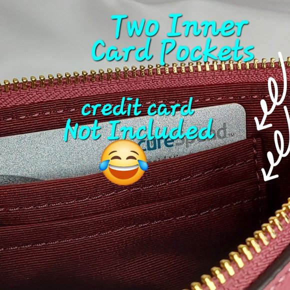 'COACH' PEBBLE-LEATHER SIGNATURE HORSE & CARRIAGE EMBOSSED WRISTLET BELLA~ROSAE - Picture 8 of 16